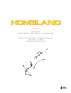 DAMIAN LEWIS SIGNED HOMELAND PILOT EPISODE SCRIPT BECKETT BAS AUTOGRAPH AUTO - Picture 1 of 1