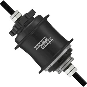Sturmey Archer 2 Gang Automatic A2K Disk Getriebebnabe schwarz 36 Loch Freilauf - Bild 1 von 1