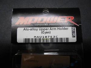 M Power Racing 1/28 Part No MAU107E3C Alu Alloy Upper Arm Holder Mini Z Atomic - Bild 1 von 2