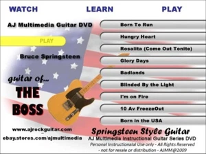 Lecciones de guitarra personalizadas, aprende a Bruce Springsteen - DVD video - Imagen 1 de 6