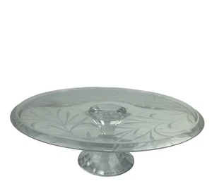 Lenox Opal Innocence Kristallfuß Kuchen/Kuchenplatte - Bild 1 von 3