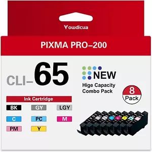 Kompatibel für Canon CLI-65 Farbtinte für PIXMA Pro-200 Drucker #4215C007 CLI65 - Bild 1 von 7