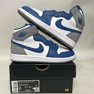 Nike Air Jordan 1 Retro High OG PS “True Blue” FD1412-410 2Y New - Picture 1 of 5