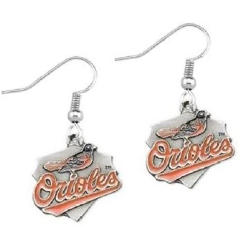 Baltimore Orioles Baseball Drop Earrings Souvenir Cover