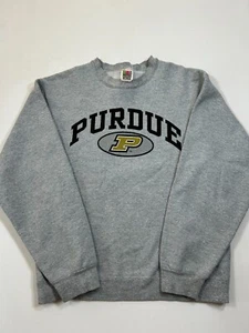 Vintage Purdue Boilermakers Sweatshirt Mens Medium Fruit Of The Loom Crewneck - Picture 1 of 7