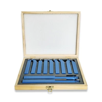 11PC BRAZED BORING TURNING TOOL LATHE CUTTER SET 16MM RDGTOOLS - Image 1 of 3