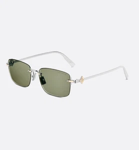 Dior CD Diamond S11U Khaki 55mm Sunglasses — Modern Square Frame - Picture 1 of 6