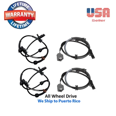 Sensor de velocidad de rueda 4 ABS delantero trasero derecho e izquierdo ajuste Nissan Rogue 2014-2020 AWD Foto 1 de 4