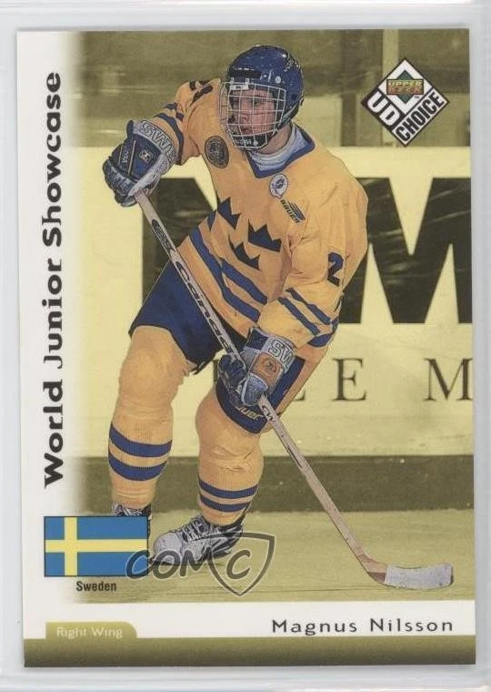1998-99 Upper Deck UD Choice World Junior Showcase Magnus Nilsson #288 - Image 1 of 2