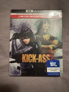 Kick-Ass 2 4K (Ultra HD / Blu-ray / Digital) Best Buy Exclusive SteelBook ~ OOP - Picture 1 of 6