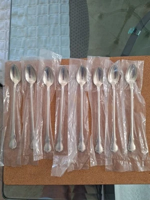 Towle Sterling Silver French Provincial Iced Tea Spoons Set Of 6 Brand New In... - Image 1 of 4