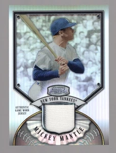 CAMISETA REFRACTOR MICKEY MANTLE 2007 BOWMAN ESTERLINA #197/199 *NEW YORK YANKEES* - Imagen 1 de 2