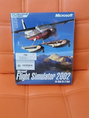 Microsoft Flight Simulator 2002 (Windows PC Big Box, 2001) Sealed Brand New NIB - Image 1 of 2