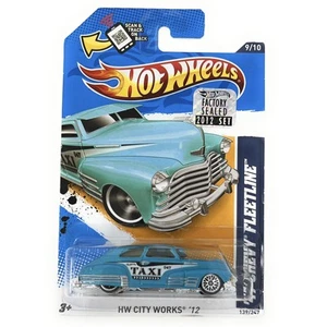 Chevy Fleetline 2012 (azul) #139 Walmart Chase Car Hot Wheels City Works 47 - Imagen 1 de 3