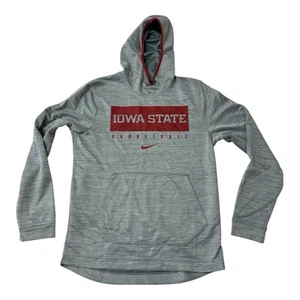 Felpa con cappuccio Iowa State Cyclones uomo MED grigia Nike pullover ISU basket NCAA - Foto 1 di 18