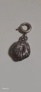 Vintage Sterling Silver  .925 Shell Charm (Damaged ) - Picture 1 of 7