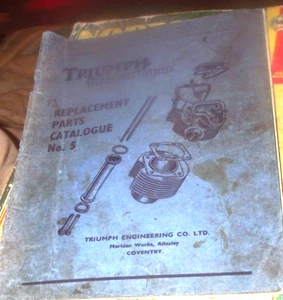 TRUIMPH 200 TIGER CUB T20 - T20C  REPLACEMENT PARTS BOOK NO5 - Picture 1 of 1