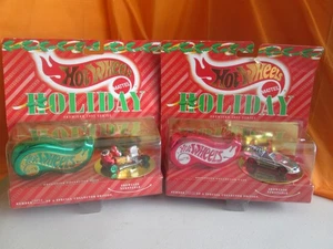 Lot of 2 Hot Wheels 1995 Holiday Gift Car Sets New in Box - Picture 1 of 4