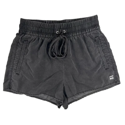 Boardshorts para mujer Billabong Sol Searcher gris medio elástico en la cintura bolsillos Foto 1 de 4