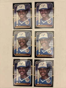 (6) 1986 Donruss #121 Jesse Barfield Toronto Blue Jays Baseballkarten - Bild 1 von 2