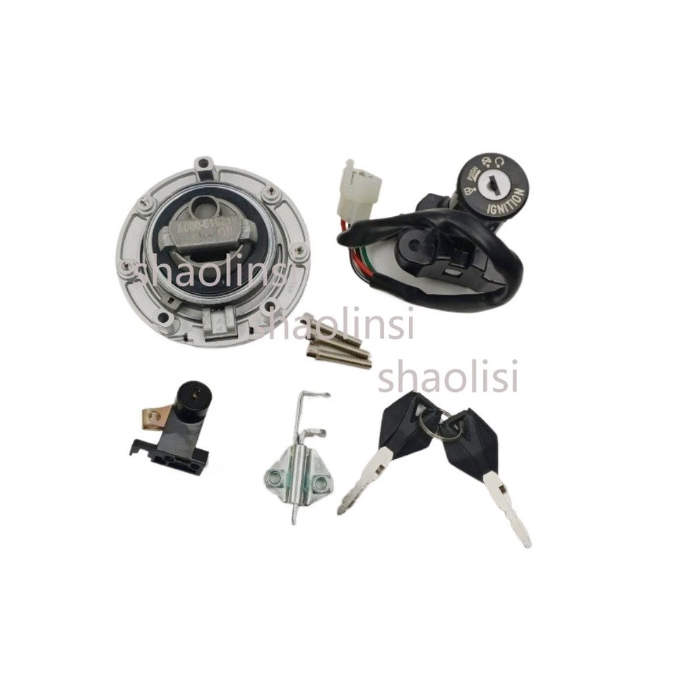 For CFMOTO NK400 NK650 CF650MT Ignition Switch Key Electric DoorFuel Tank Lock - Image 1 of 4