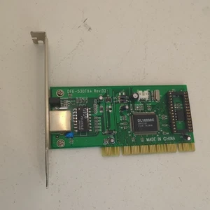 D-Link DFE-530TX+ Rev. C1 10/100MBPS Internal PCI Fast LAN Ethernet Card DL10038 - Picture 1 of 11