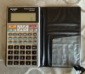 Sharp EL-738 Business / Financial Calculator with Cover Case (Working) - Picture 1 of 16