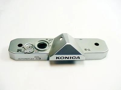 Tapa de prueba Konica Autoreflex T3 plateada | orificio de prueba/ajuste perforado | $18 | Foto 1 de 2