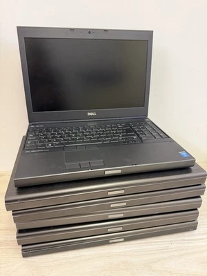 JOB LOT 6 x Dell Precision M6800/6700/4800 Laptops Intel Core i7 2-24GB RAM #L54 - Image 1 of 4