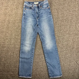 Madewell Il perfetto jeans vintage 26 lavaggio chiaro vita alta slim denim dritto - Foto 1 di 9