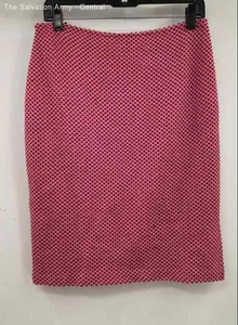 St. John Womens Pink Wool Blend Side Zip Straight & Pencil Skirt Size 4 - Picture 1 of 7