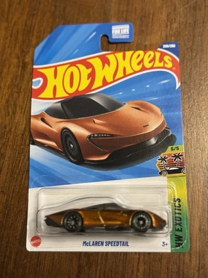 Hot Wheels 2025 Super Treasure Hunt McLaren Speedtail STH Case K New - Image 1 of 3