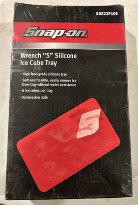 NEW Snap On Tools Wrench “S” Silicone Ice Cube Tray  SSX22P105 - Image 1 of 3