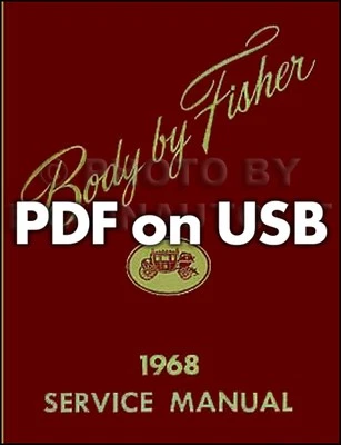 1968 Oldsmobile USB Shop and Body Manual Cutlass 88 98 Toronado 442 Supreme Olds - Image 1 of 4