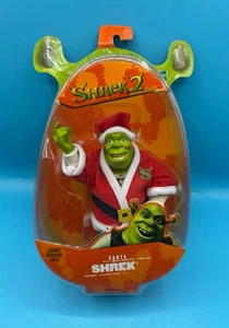 ACTION FIGURE VINTAGE SHREK 2 SANTA SHREK nuova IN CONFEZIONE HASBRO rara - Foto 1 di 7
