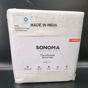 NEU Sonoma Das ultimative Laken-Set 400 TC 4-teiliges QUEEN Laken-Set. Hydrocotton - Bild 1 von 8
