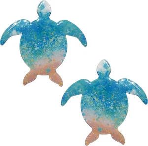 Honu Turtle Magnetic Screen Saver for Lanai Sliding Door, Heavy Duty Gloss Finis - Picture 1 of 12