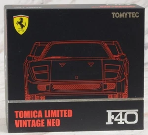 TOMYTEC Tomica Limited Vintage Neo Ferrari F40 Rojo 1/64 Nuevo Sin Abrir de Japón - Imagen 1 de 7