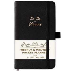 Pocket Planner 2025-2026, July 2025 - June 2026, 2025-2026 Weekly & Monthly C... - Picture 1 of 7
