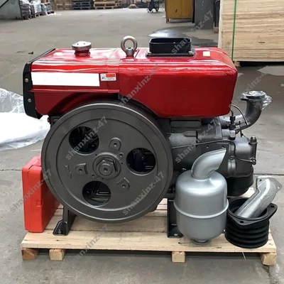 24HP ZS1115 Small Water Cooled Single Cylinder 4-Stroke Diesel Engine - Image 1 of 4