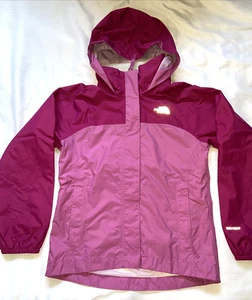 The North Face Jacke Jugend Mädchen Gr. Small Rosa Hyvent Full Zip Regenmantel - Bild 1 von 19