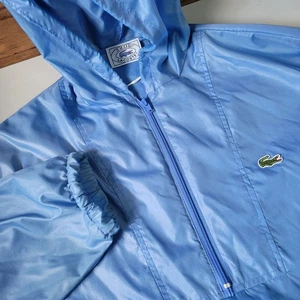 Chaqueta Pullover Rompevientos Vintage IZOD Lacoste Azul Claro Talla L - Imagen 1 de 7