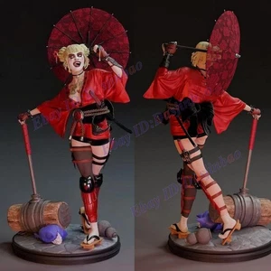 Harley Quinn Geisha 1/10 1/8 1/6 1/4 kit modellino stampa 3D non verniciato non assemblato - Foto 1 di 7