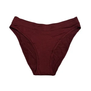 NWOT LA SENZA COTTON BURGUNDY UNDERWEAR Size S - Picture 1 of 5