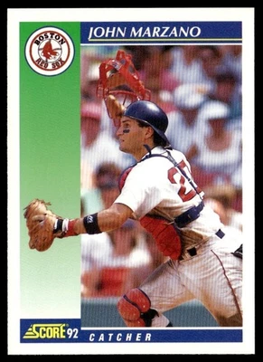 1992 Score John Marzano Boston Red Sox #539 - Image 1 of 2