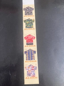 #4682-4686 32c Camisas Aloha Hawai Tira de 5 Estampillas Folleto NH 4686a Junio 2012 - Imagen 1 de 2