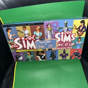The Sims pc game & living it up expansion double Big Box collectors edition   - Picture 1 of 16