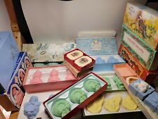 10 Vintage Avon NIB Hostess soap sets. Angel fish, angels, choir, elves, + (#21)