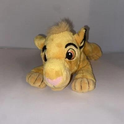 Disney The Lion King Young simba Cub 9” beanbag plush with tags rare vintage  - Image 1 of 4