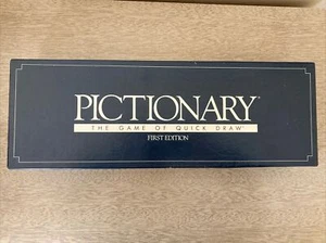 Complete Vintage Pictionary The Game Of Quick Draw First Edition 1985 - Foto 1 di 4